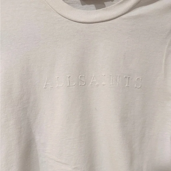 ALLSAINTS White 100% Cotton T shirt in XS - Picture 5 of 7